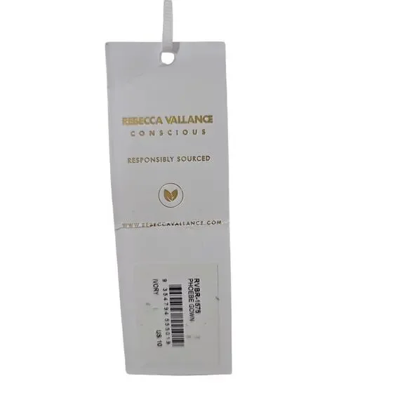 Rebecca Vallance Phoebe Bridal Mermaid Gown Ivory Size 10 NWT - Picture 9 of 10